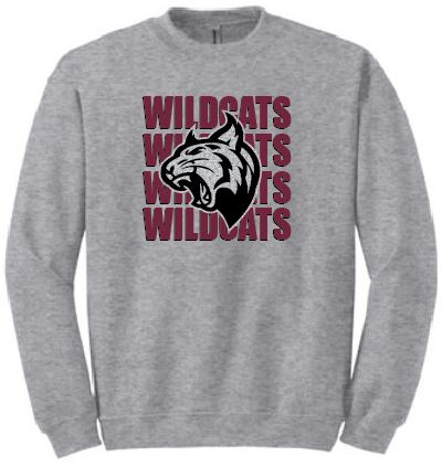 West Lake Middle School Mascot Crewneck Sweatshirt - Youth and Adult